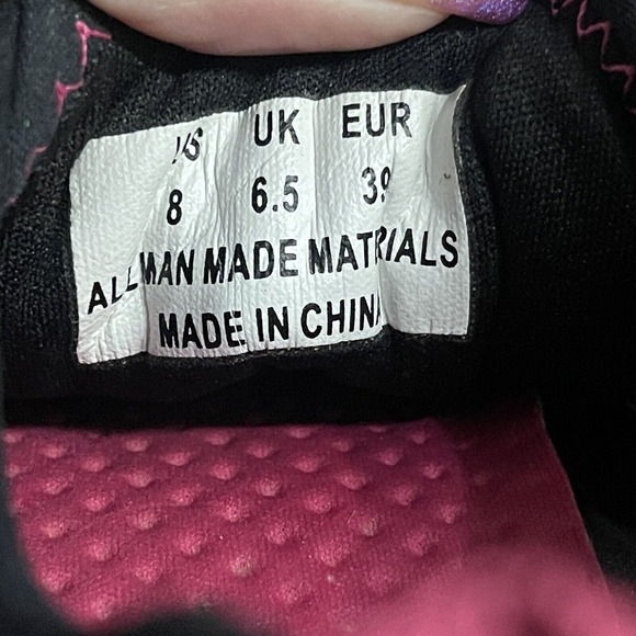 Speedo Water Shores Womens Size 8 Black Pink Hydro Outdoor Beach Waterproof - Picture 8 of 8